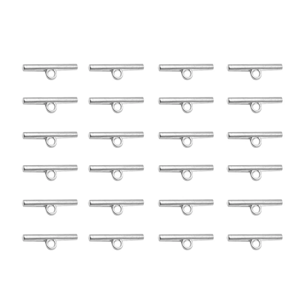 50Pcs DIY Clothing Bags Accessories Sturdy Metal Buckles Square Buckle Alloy Bag Replacement Button for Home Store(Silver)