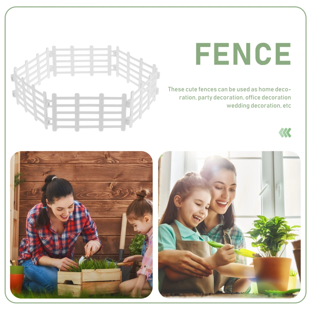 50pcs Fence Model Simulated Fence Model Simulated Farm Fence Decorations