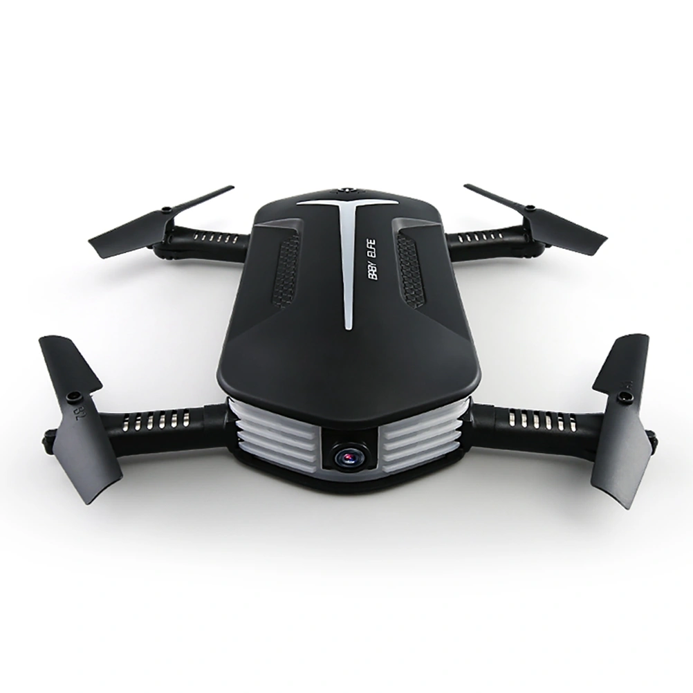 H37 Mini BABY ELFIE Selfie Drone WIFI FPV Drone 720P Camera APP G-sensor Support Picture Video Real-Time Transmition (Black)