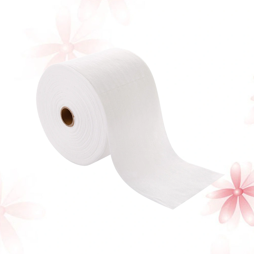 1 Roll Disposable Facial Towels Travel Cleansing Wipes Cotton Pads