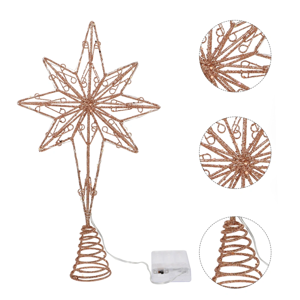 1pc Iron Craft Christmas Tree Lamp Christmas Tree Decor Tree Topper Decor