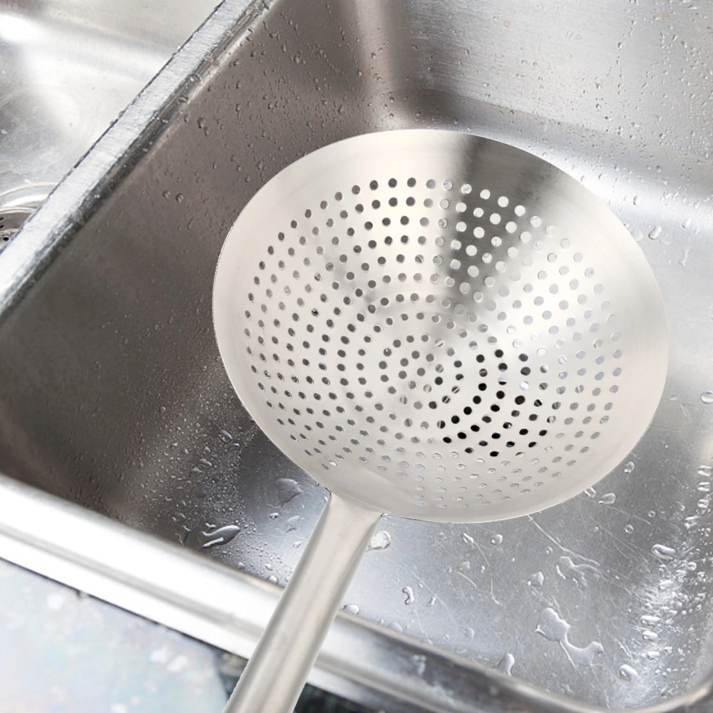 Home Multi-functional Filter Spoon Stainless Steel Fine Mesh Wire Oil Strainer