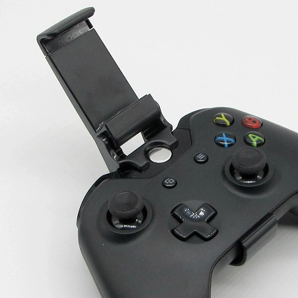 2Pc Universal Phone Mount Bracket Gamepad Controller Clip Stand Holder for One Game Handle (Black)