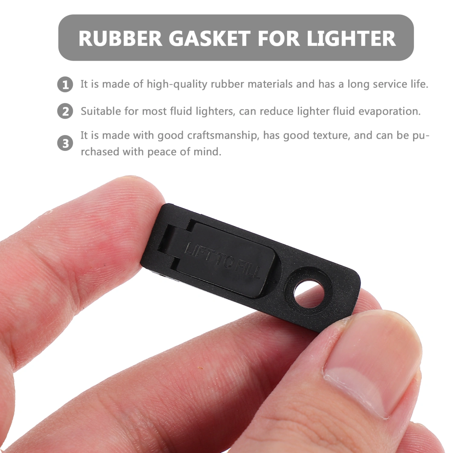 15Pcs Lighter Rubber Gasket Useful Lighter Bottom Pad for Most Fluid Lighter