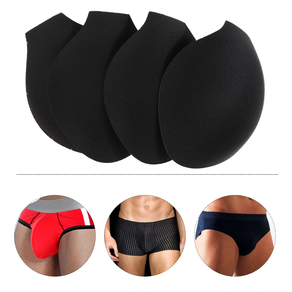 4pcs Useful Men Penis Protective Pad Sponge Front Enhancing Underwear Cup