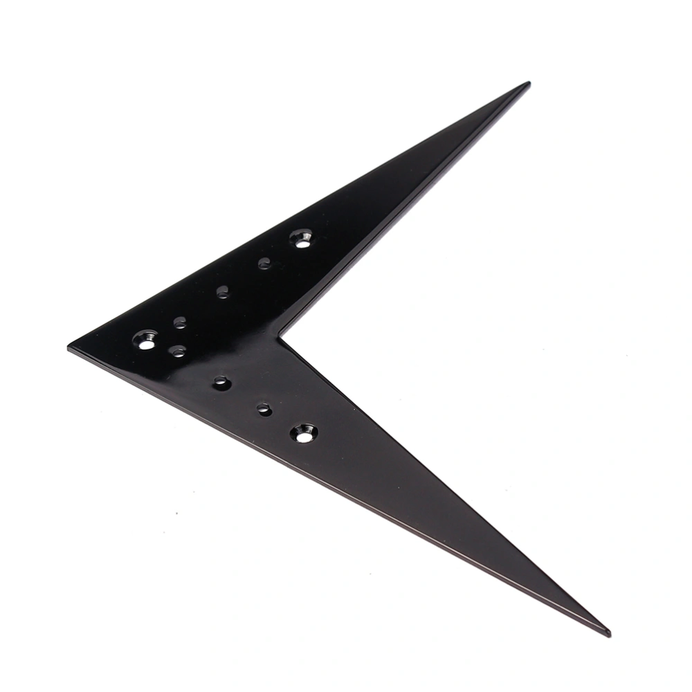 6-string Vee Flying V-Style Guitar Bridge Tailpiece Compatible For Flying V Guitar Parts Accessories (Black)