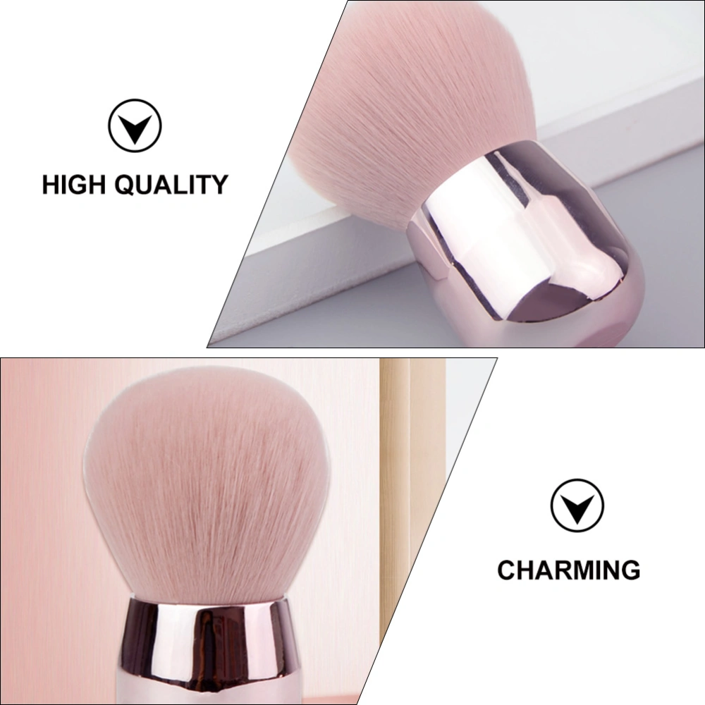 1pc Mushroom Shape Loose Powder Makeup Brush Blusher Foundation Brush Tool