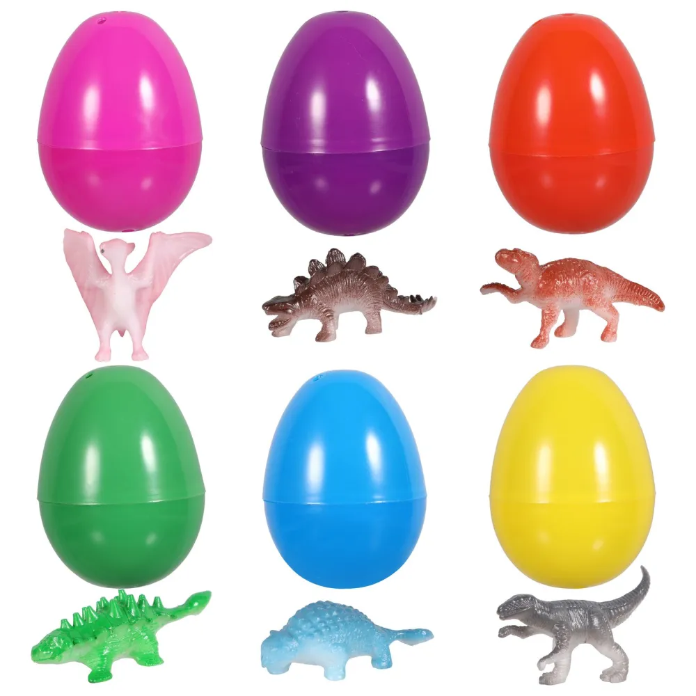 12pcs Easter Dinosaurs Eggs Toy Creative Children Easter Surprise Egg Gift