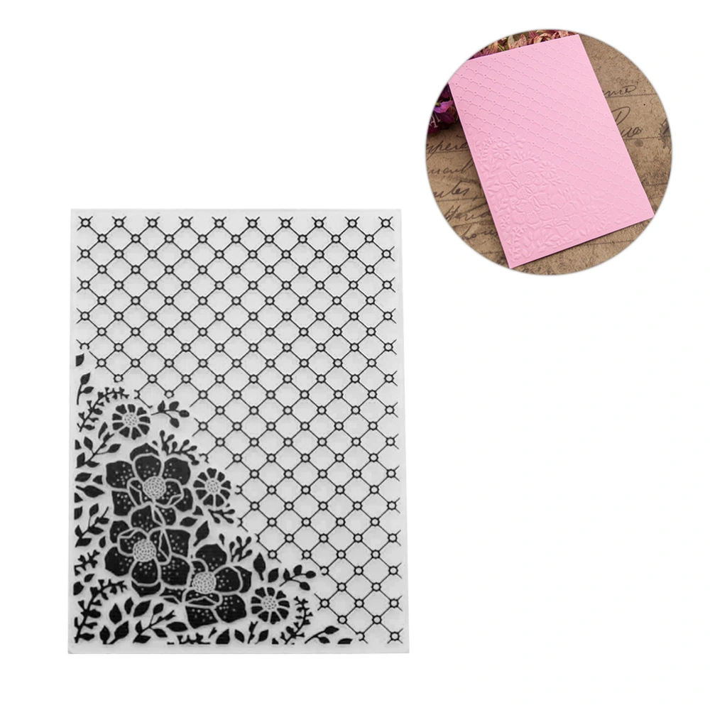 DIY Plastic Bump Embossing Template Stencil Folder for Album Scrapbooking Paper Art Craft Decor (EM089)