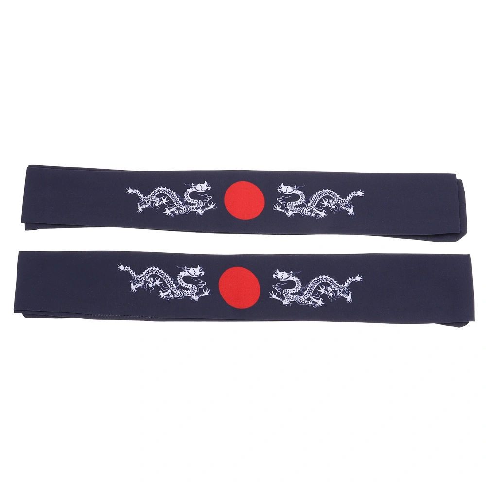 2pcs Japanese Headband Bushido Headband Sports Headband Running Headband