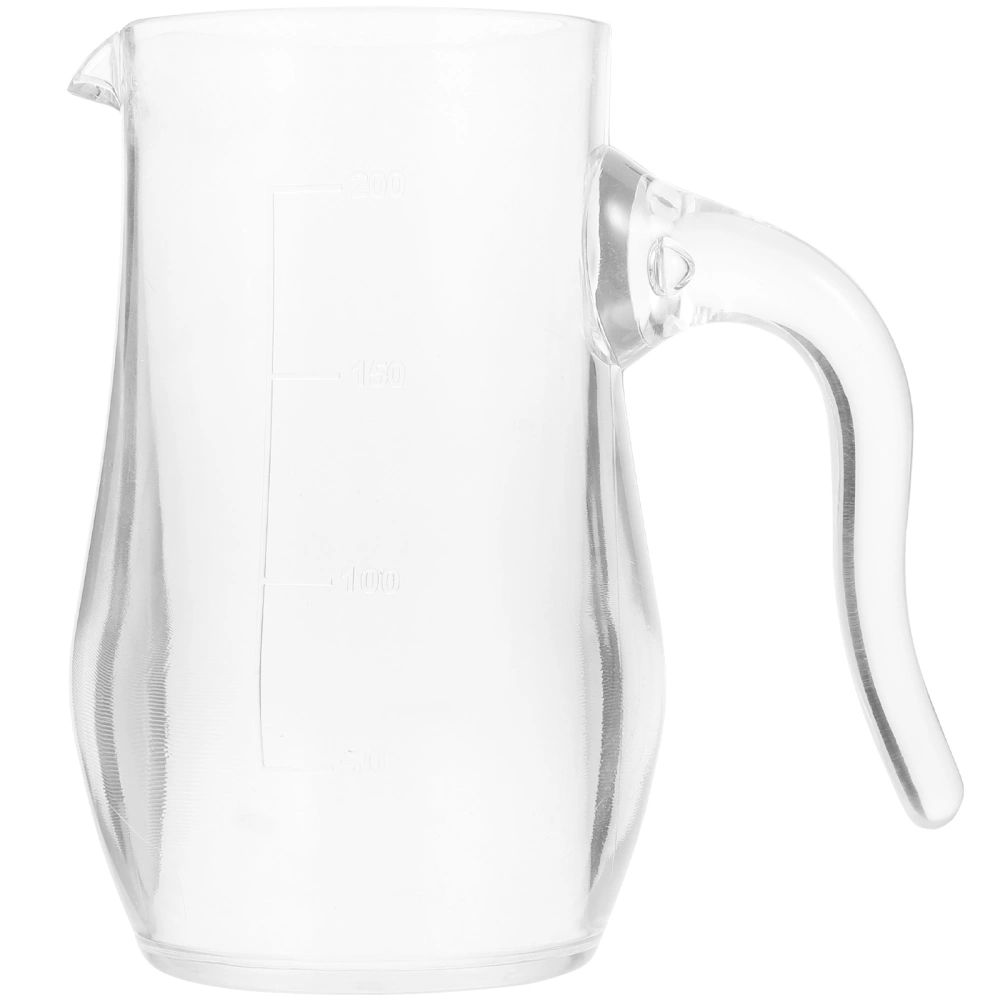 Transparent Wine Dispenser Handle Liquor Divider Plastic Reusable Decanter Clear Wine Pitcher