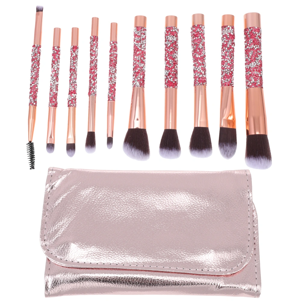 1Set Rhinestone Brushes for Makeup Powder Brushes Women Makeup Supplies