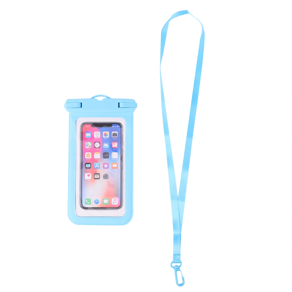 PVC Waterproof Cellphone Bag Diving Phone Holder Phone Protection Bag Phone Accessories Black