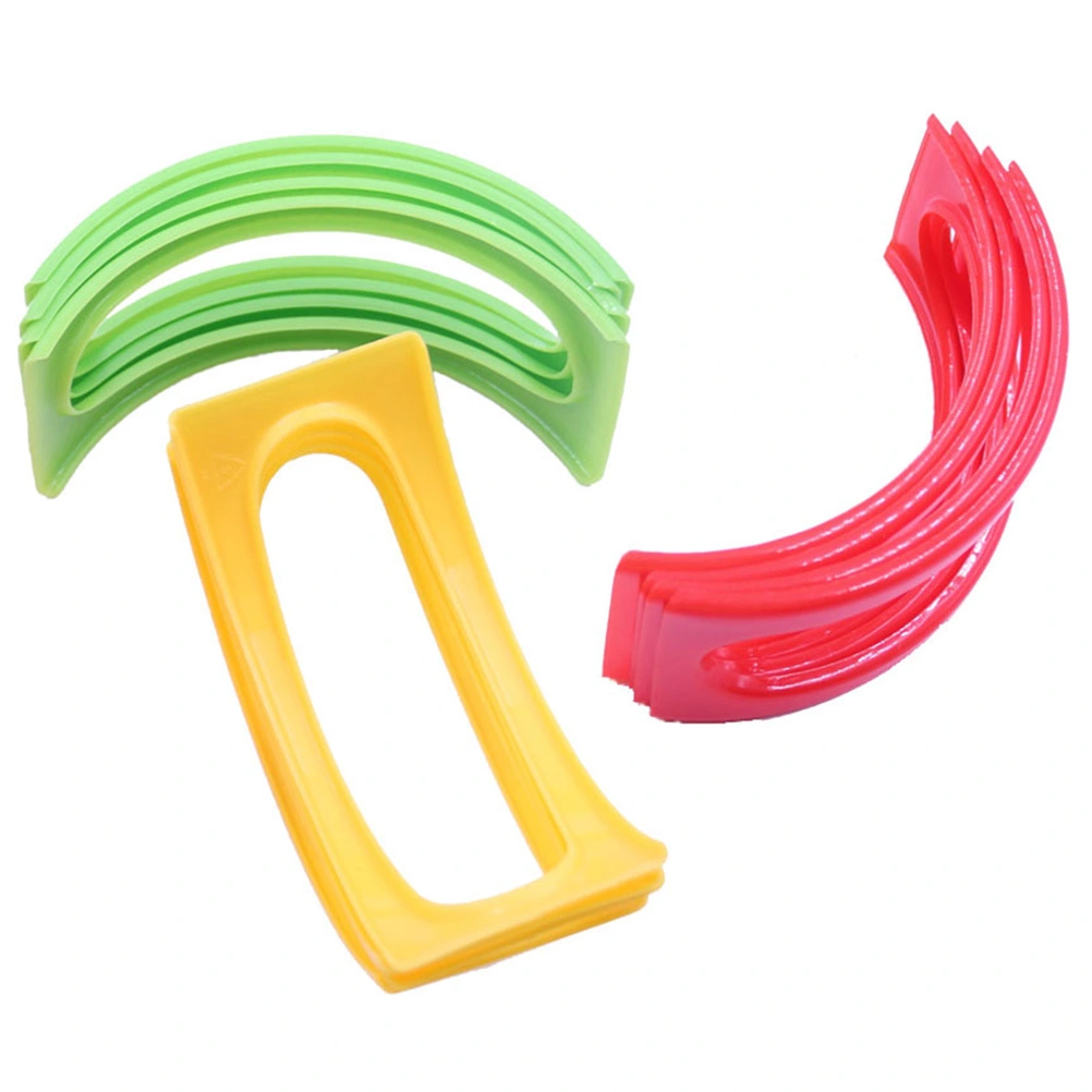 24 Pcs/2 Set Taco Holder Curved Shape Taco Stand Easy To Fill Taco Rack Taco Holder Mexican Food Display Supplies for Restaurant Cafe Snack Bar (Random Color)