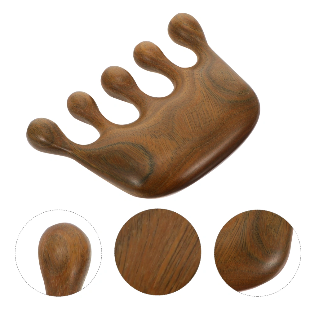 1Pc Wood Massage Comb Hair Scalp Massager Wide Teeth Comb Wooden Massage Comb