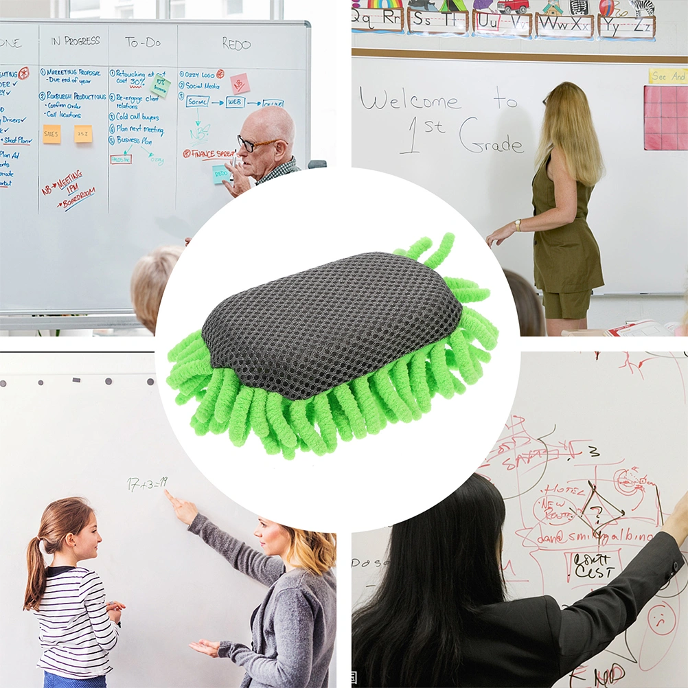 4Pcs Microfiber Whiteboard Eraser Washable Board Eraser Shag Dry Erase Eraser