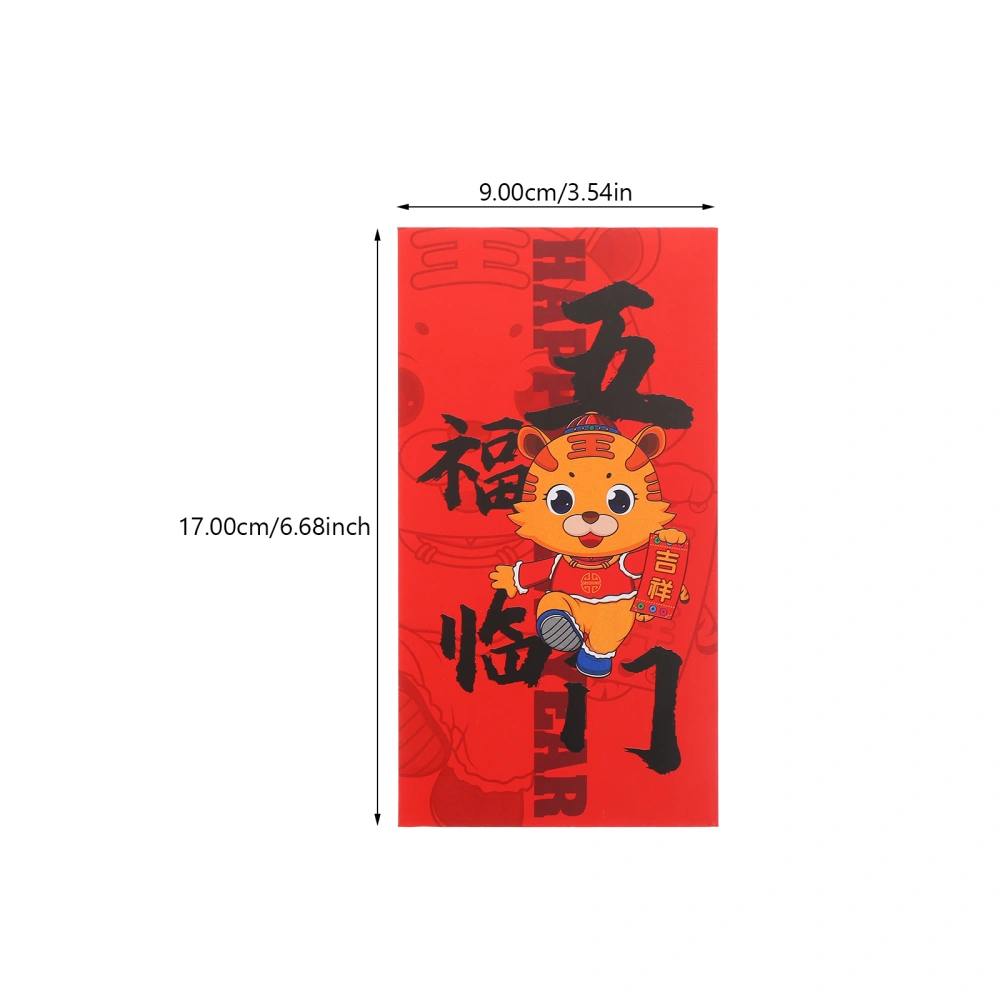 24pcs Chinese New Year Red Envelopes Creative Red Packets New Year Supplies