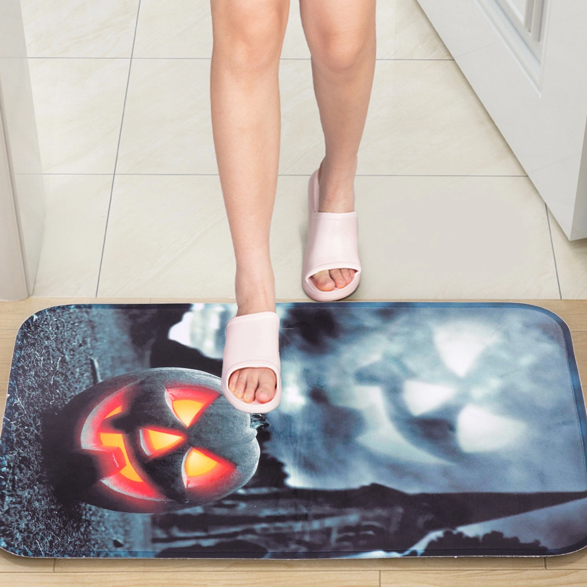 1 Pc Halloween Bathroom Carpet Doormat Entrance Mat Living Room Carpet