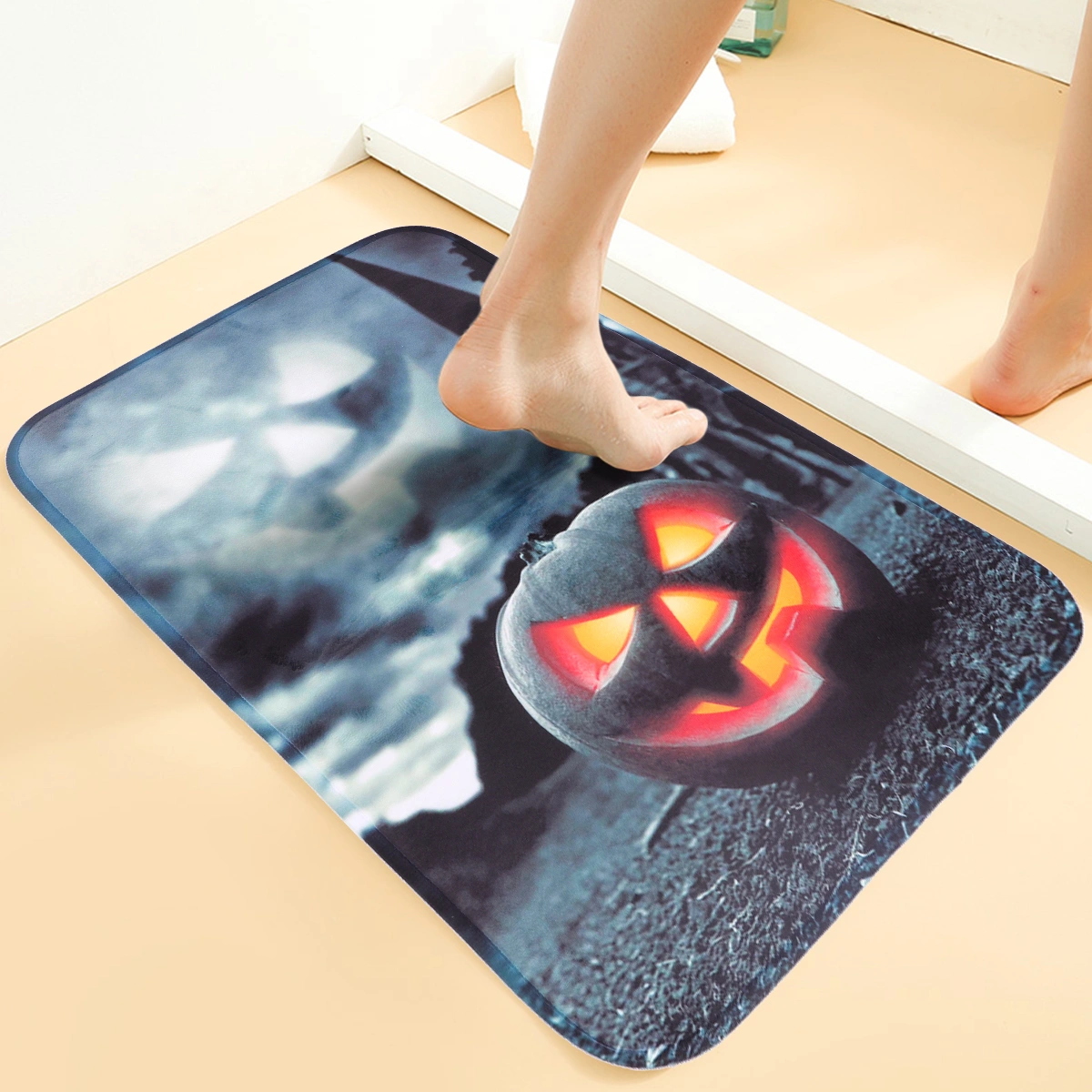 1 Pc Halloween Bathroom Carpet Doormat Entrance Mat Living Room Carpet