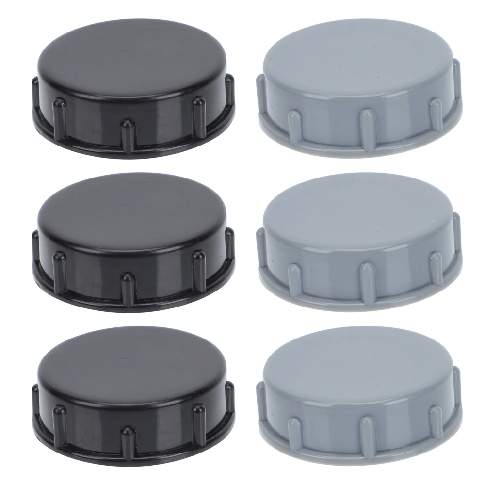 6Pcs Plastic Pipe Caps Drain Pipe Caps Protective Covers Durable Pipe Plug Caps