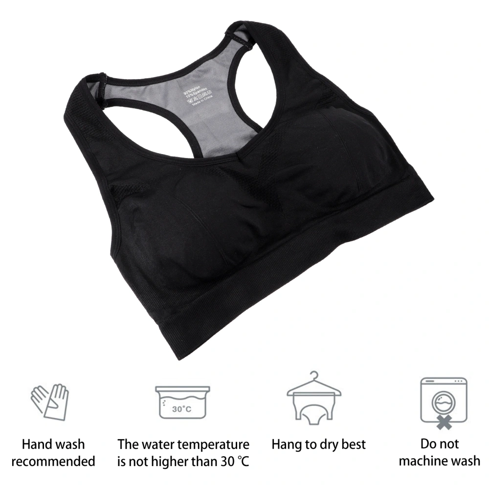 1Pc Women Vest Tube Tops Crop Tops Breathable Fitness Sports Bra Vest (XL)