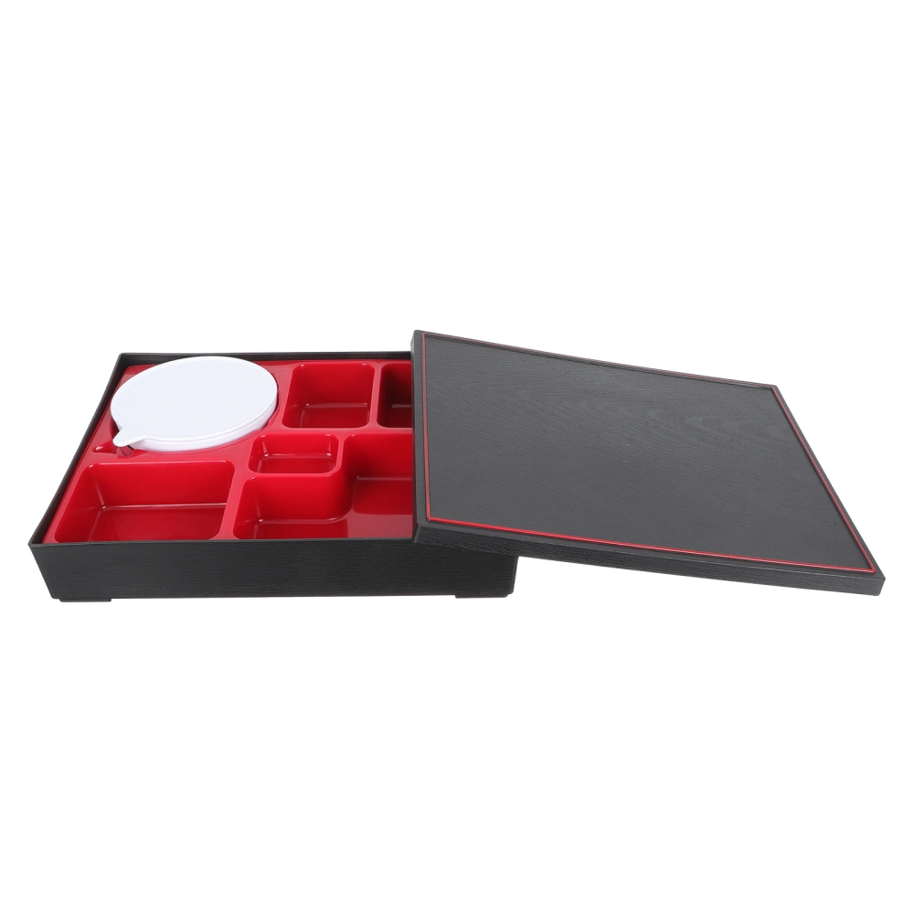 1 Set Ceramic Food Box Japanese Bento Box Compartment Food Box Food Container for Business