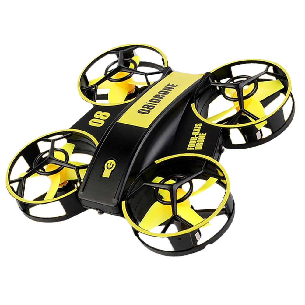 Mini LED RC Quadcopter Portable One Key Take Off Landing RC Helicopter Plane