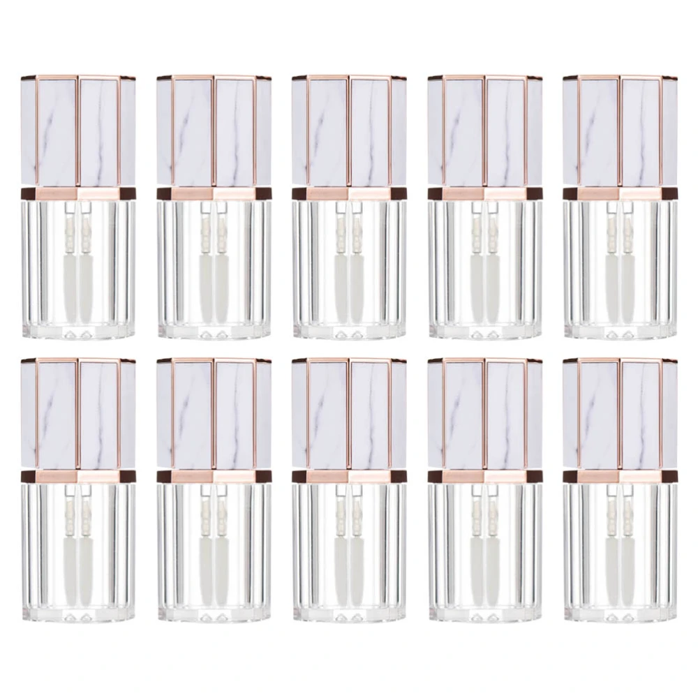 10pcs 5ml Lip Gloss Bottles Empty Lip Gloss Tube Makeup Bottles Empty Lip Gloss Containers for Daily Woman Use