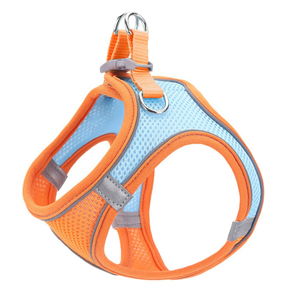 Puppy Vest Leash Cat Leash Dress Up Breathable Cat Reflective Vest Pet Supply