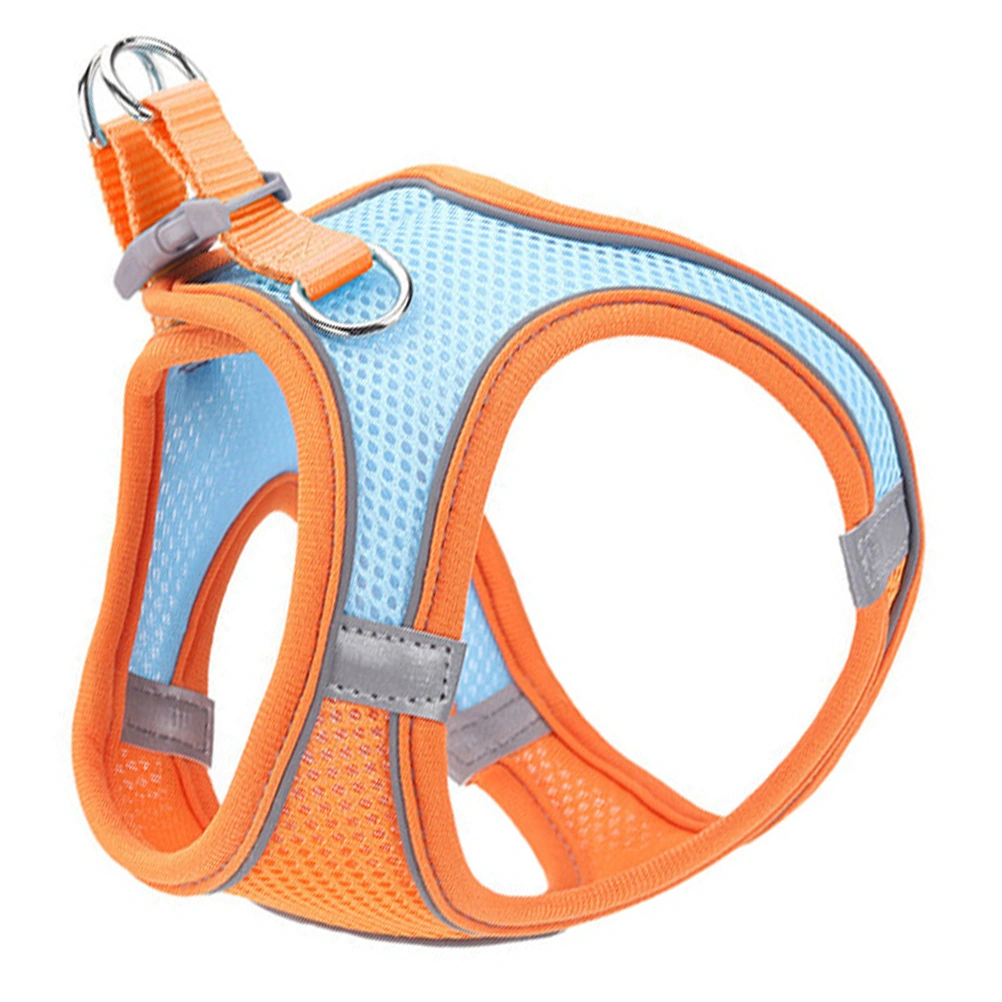 Puppy Vest Leash Cat Leash Dress Up Breathable Cat Reflective Vest Pet Supply