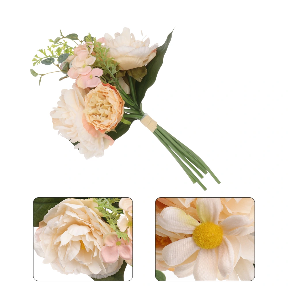 1Pc Simulated Bouquet Decorative Flower Photo Prop Household Bouquet Adornment