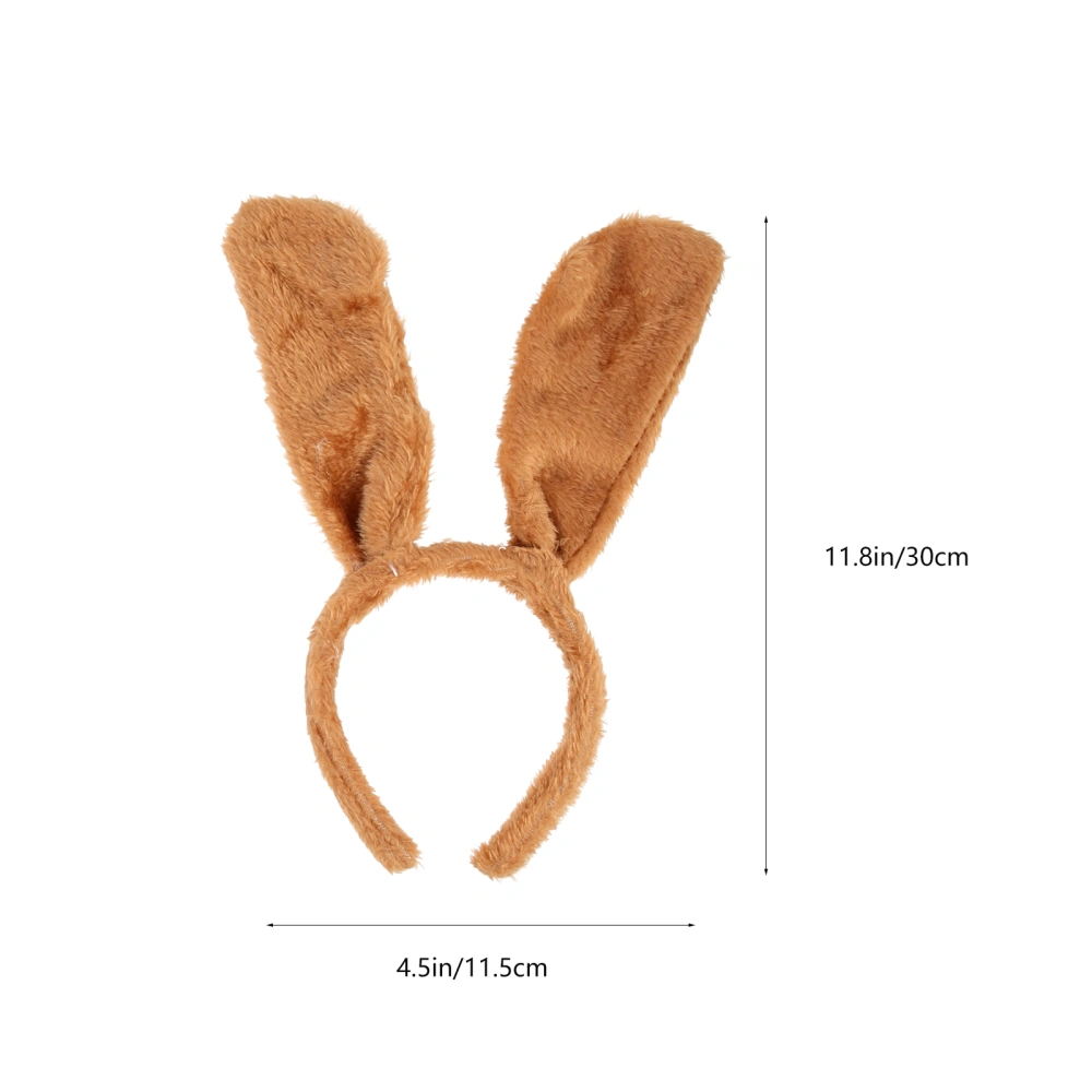 2pcs Puppy Ears Costume Dog Ears Headband Halloween Cosplay Headband Photo Props