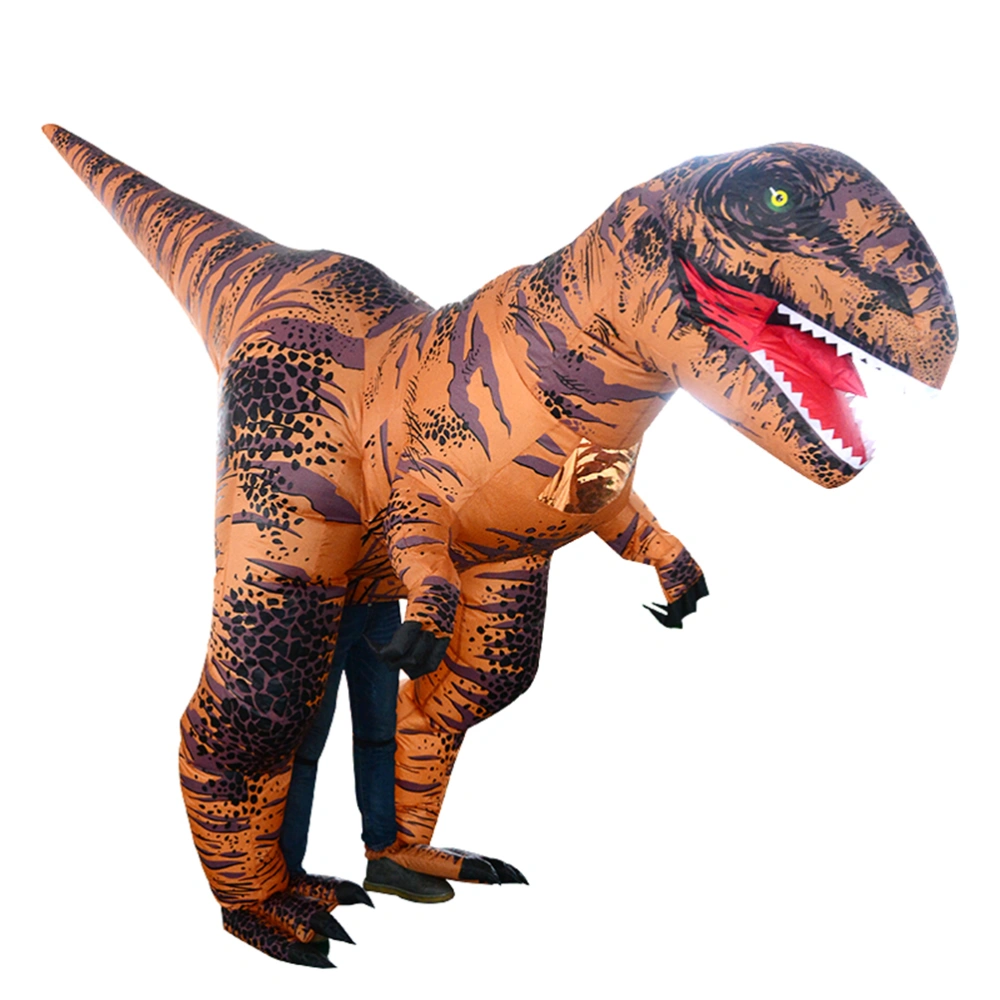 1pc Tyrannosaurus Inflatable Costume Cartoon Scene Prop Cool Performance Clothes for Adults