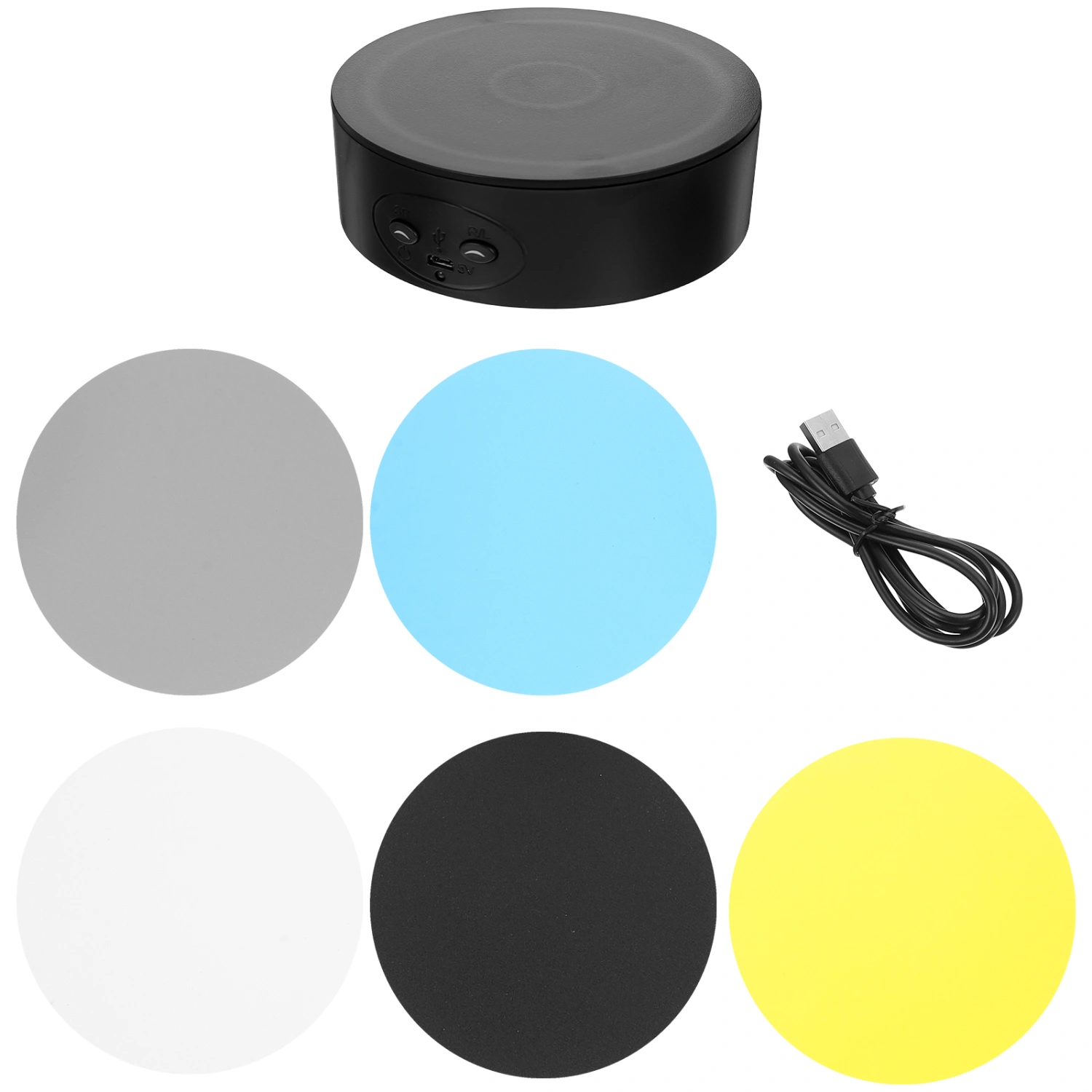 1 Set of Household Rotating Stand Multi-function Turntable Stand Convenient Display Turner