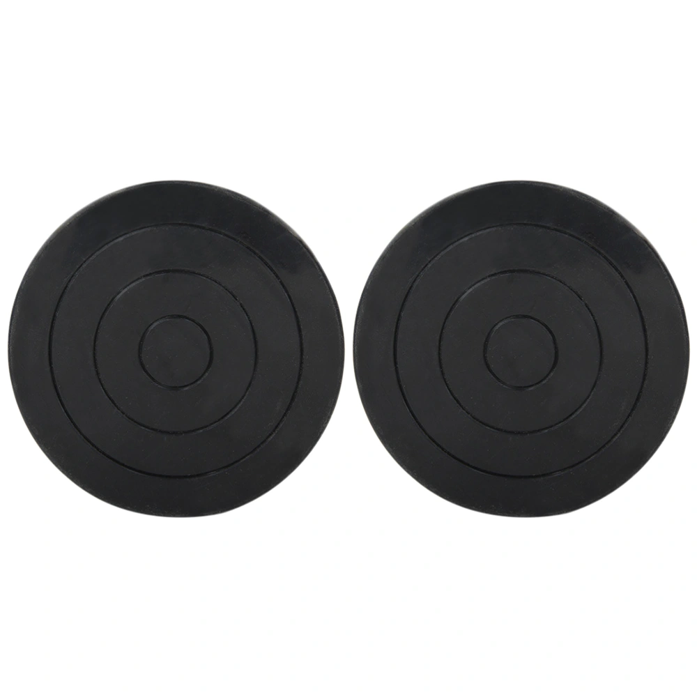 2pcs Plastic Clay Turntable Rotation Base Pottery Rotary Plate Sculpture Clay Turntable