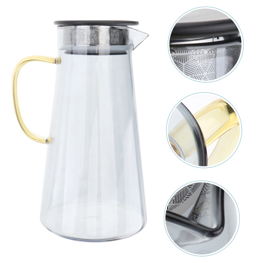 1pc Durable Cold Water Kettle Glass Cold Water Container (Assorted Color)