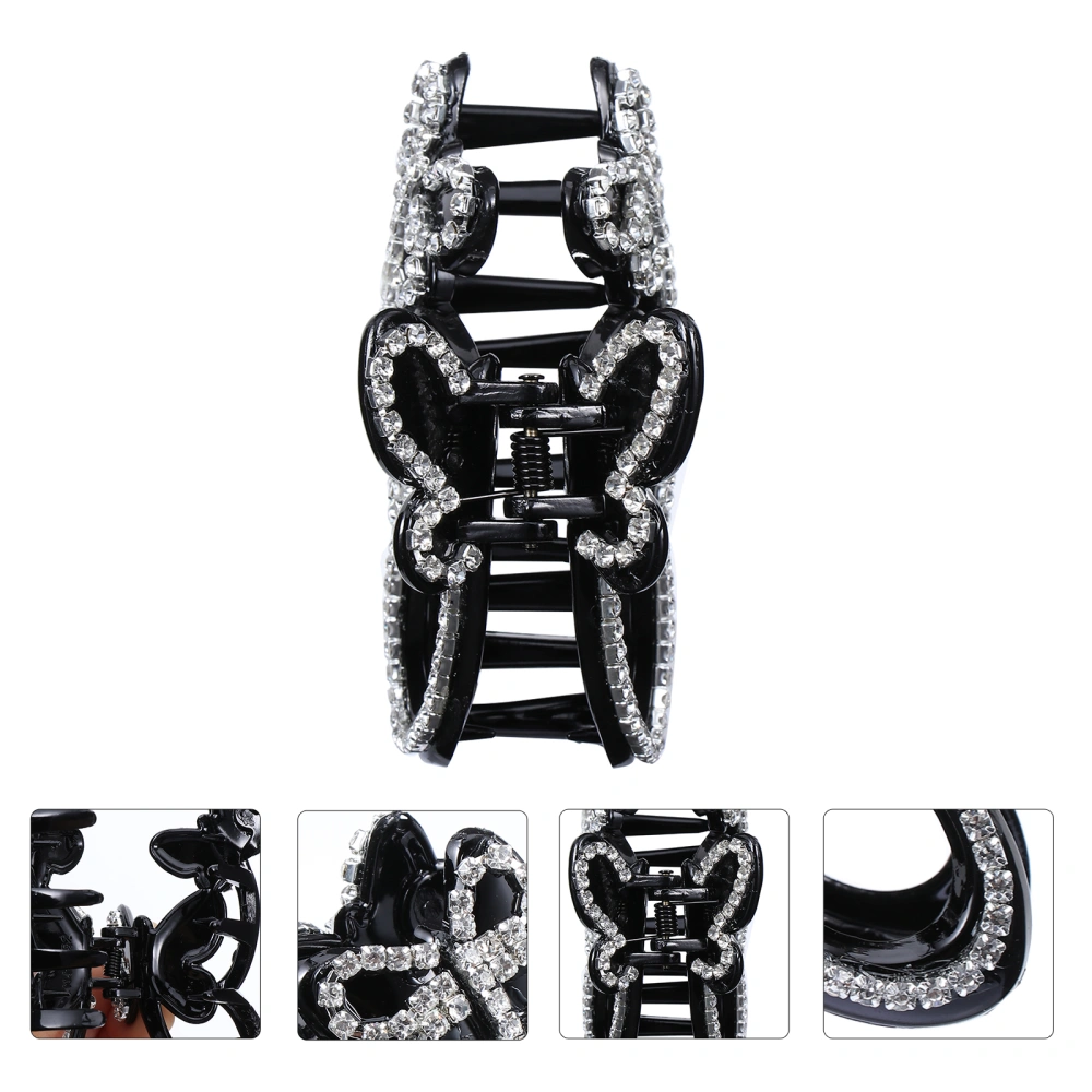 Bathing Hair Claw Rhinestone Hair Clip Toothed Hair Clamp Hair Pin Jaw Clip