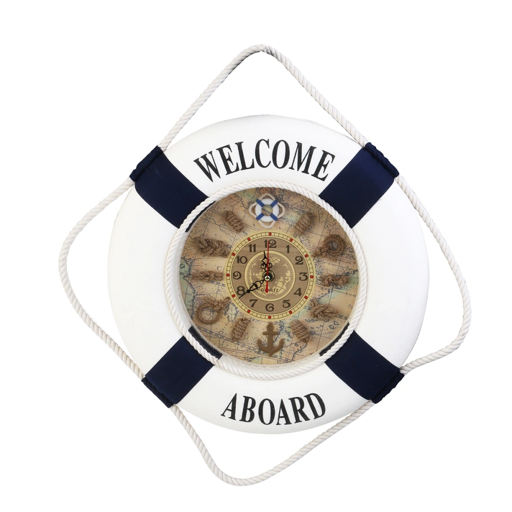 Welcome Aboard Nautical Decor Lifebuoy Ring Wall Hanging Home Decoration