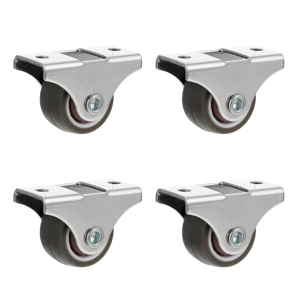 4Pcs Directional Movable Casters Furniture Casters Practical Fixed Casters