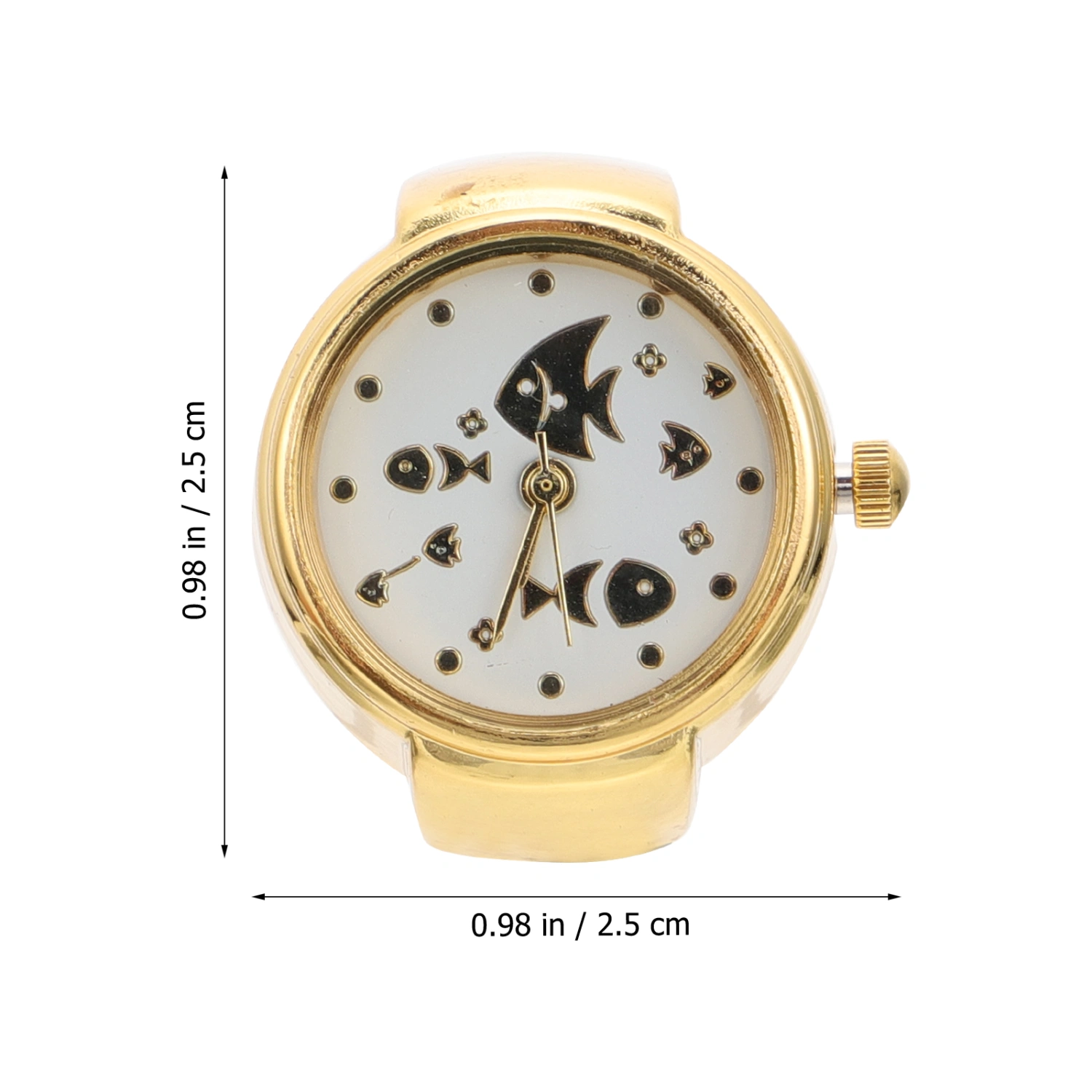 1pc Fashion Watch Ring Decorative Ring Watch Delicate Jewelry Ring Watch