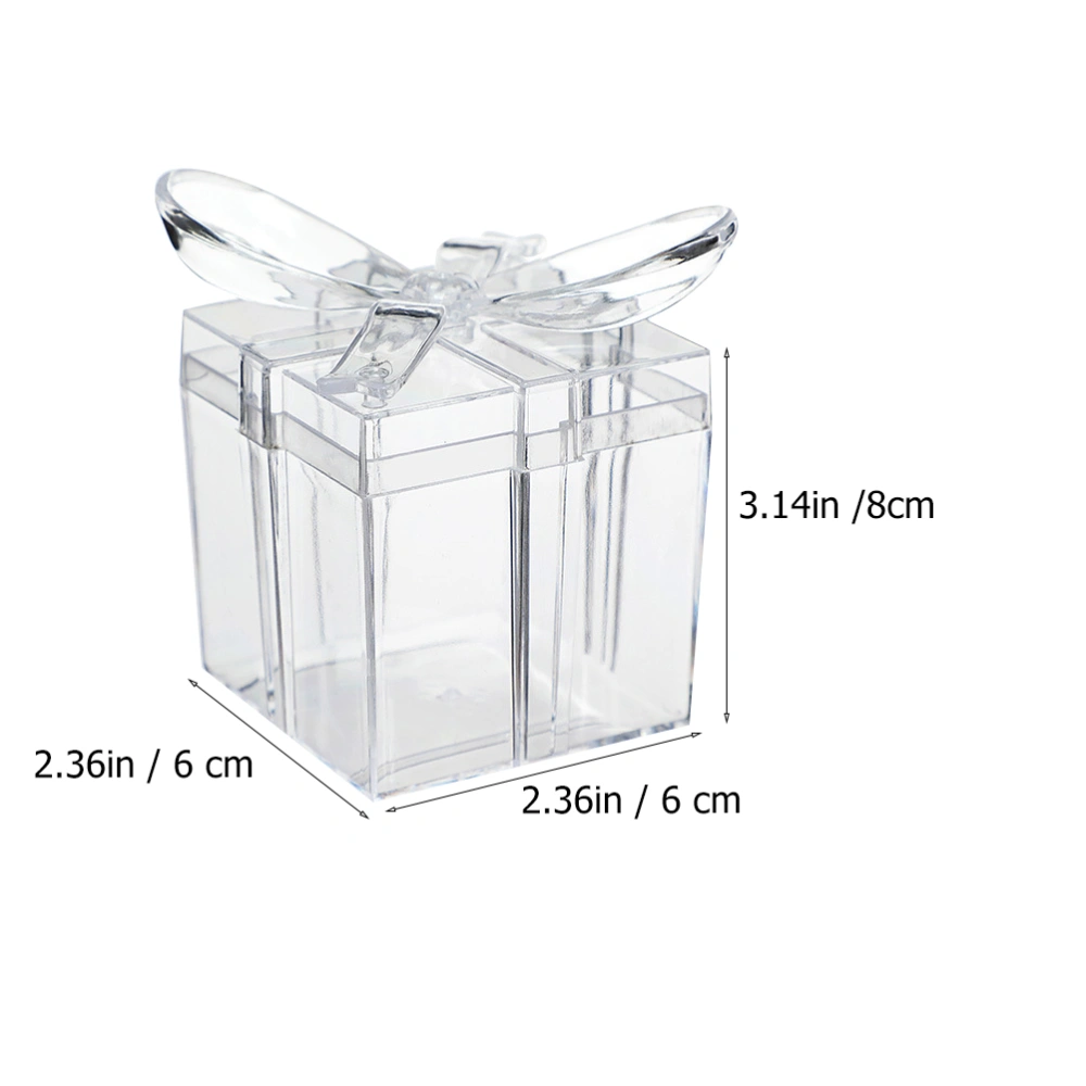 4pcs Wedding Candy Storage Box Wedding Gift Package Box Candy Wrapping Box