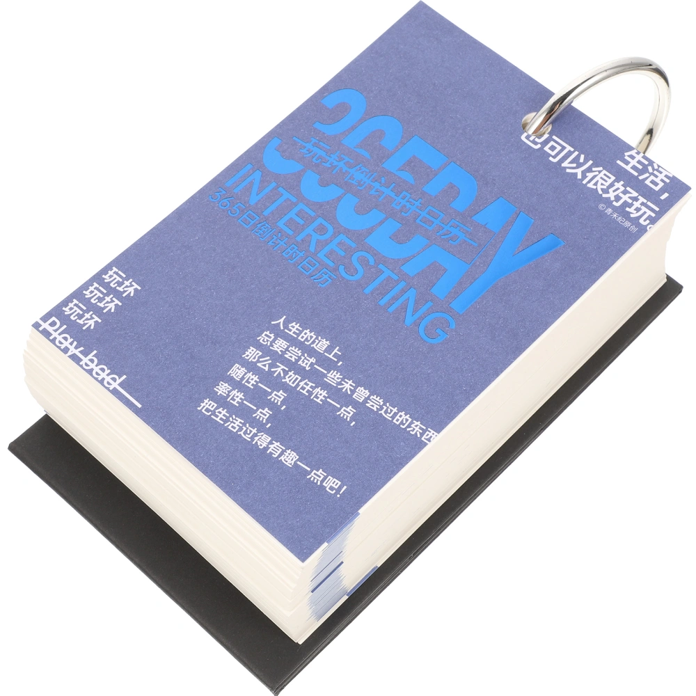 Desk Calendar DIY Decompression Desk Calendar Funny Desk Calendar Tearable Desk Calendar