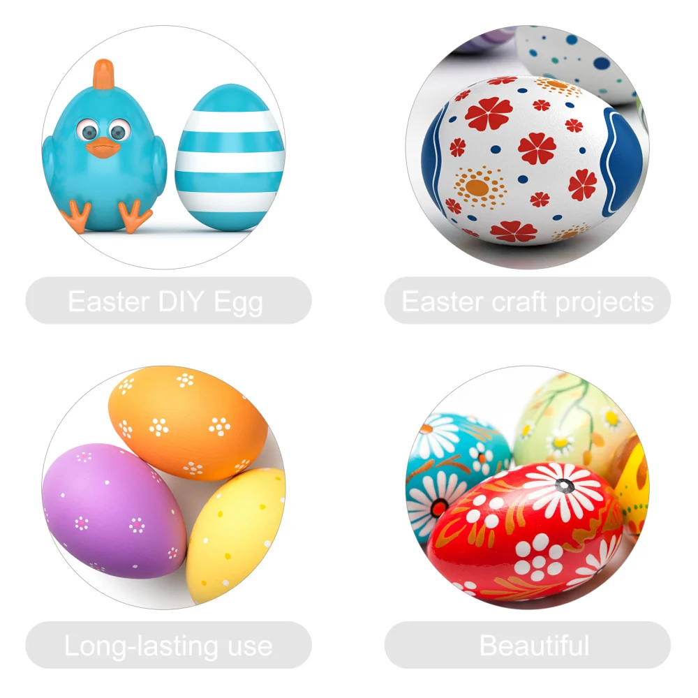 2 Pcs Creative Easter Egg Simulation Festival Egg Party Decoration