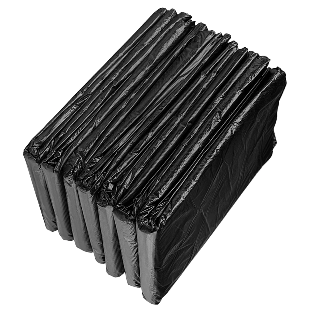 50pcs Large Rubbish Bag Plastic Thickened Simple Garbage Bags for Hotel Village (Black, 50x60 2.5 Silk)