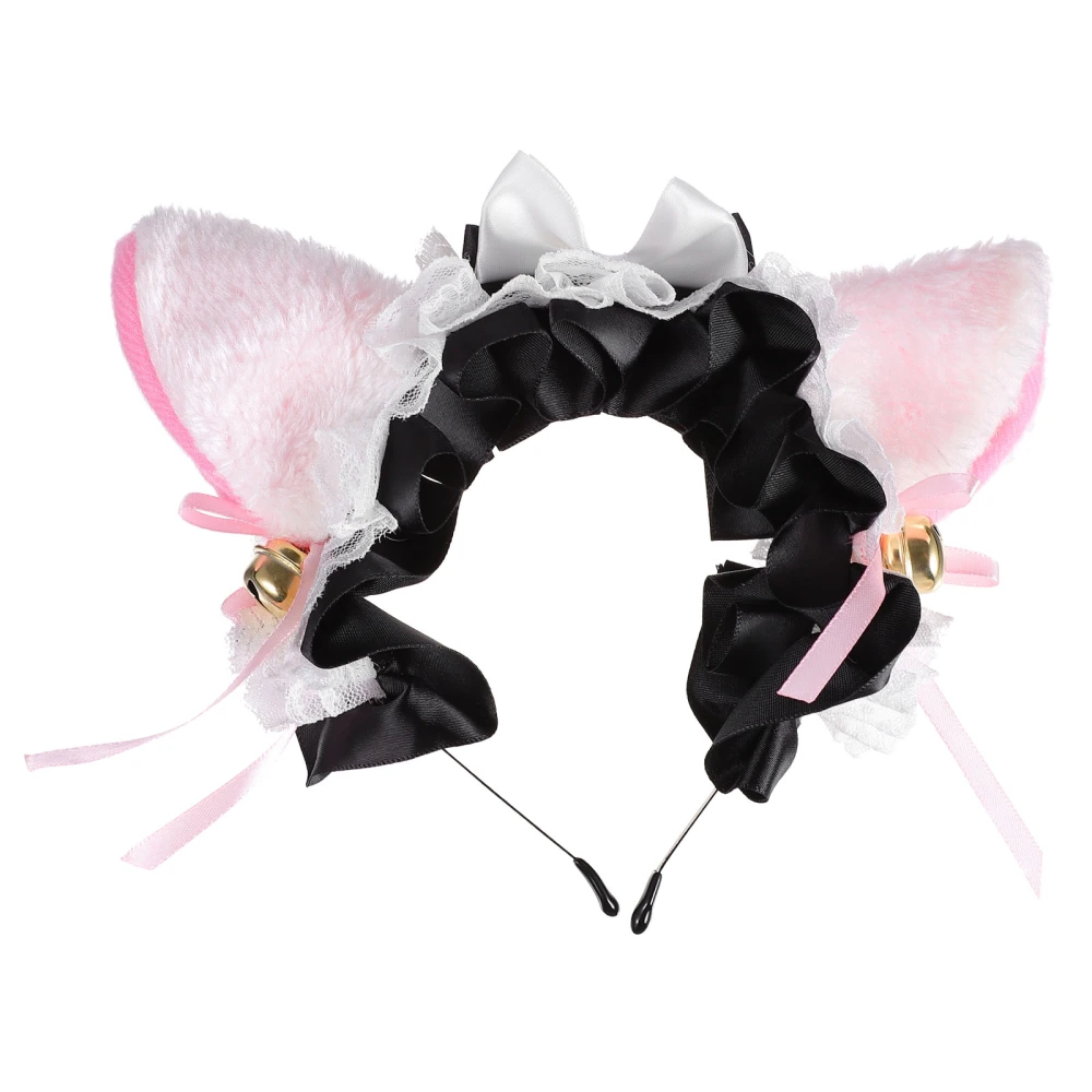 Party Hair Band Lace Cat Ears Headband Animal Cosplay Hair Accessories