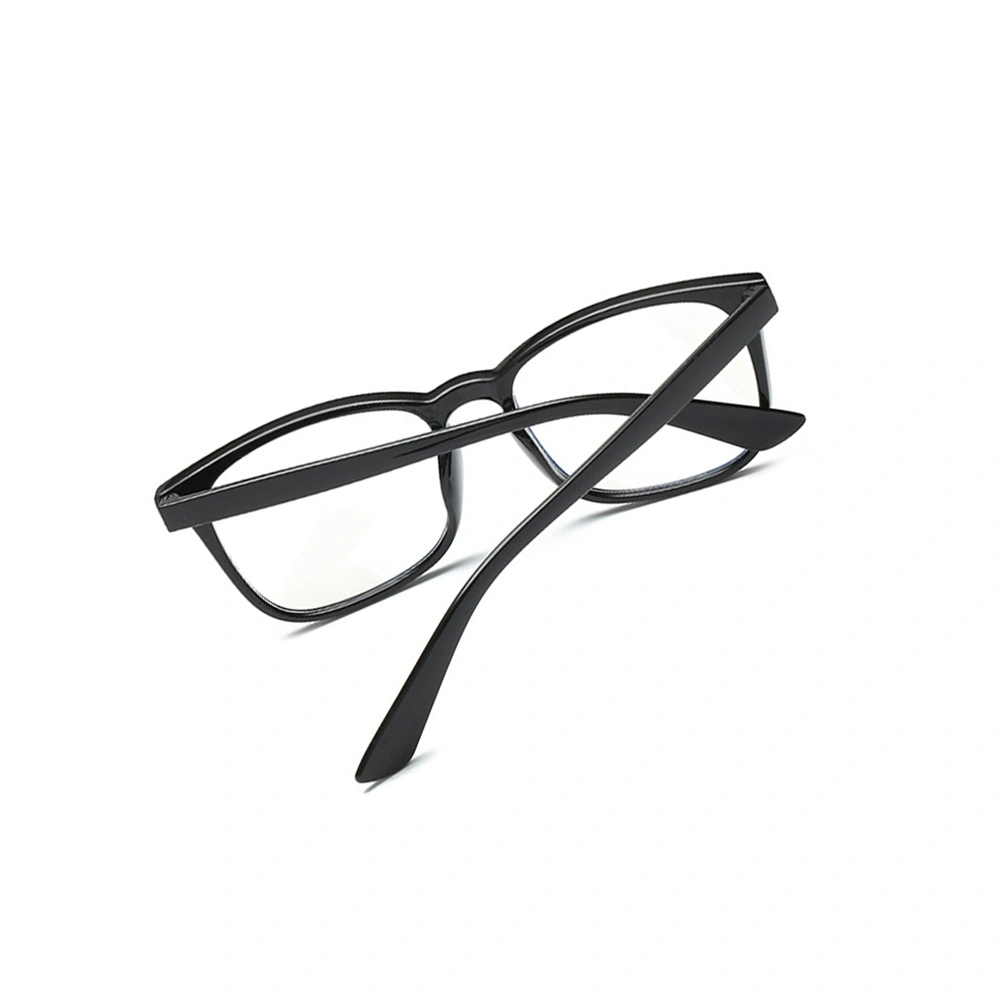 Fashion Eyeglasses Frame Anti-Blue Light Glasses Frame Vintage Eyeglasses Frame (Black)