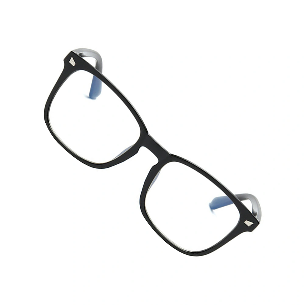 Fashion Eyeglasses Frame Anti-Blue Light Glasses Frame Vintage Eyeglasses Frame (Black)
