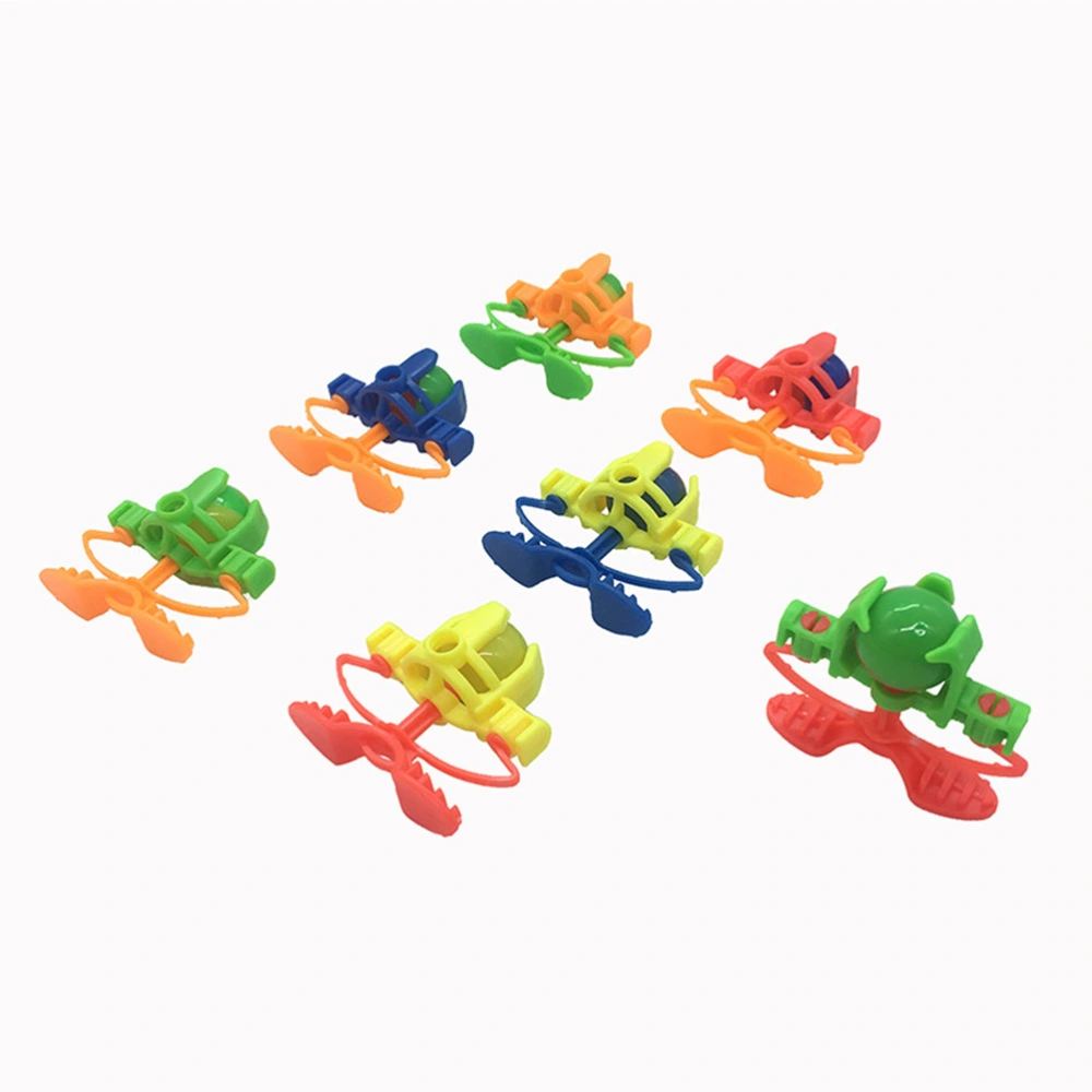 20PCS Plastic Hoodle Launcher Toy Catapult Ball Outdoor Activities Toy Set for Kids Chldren Boys