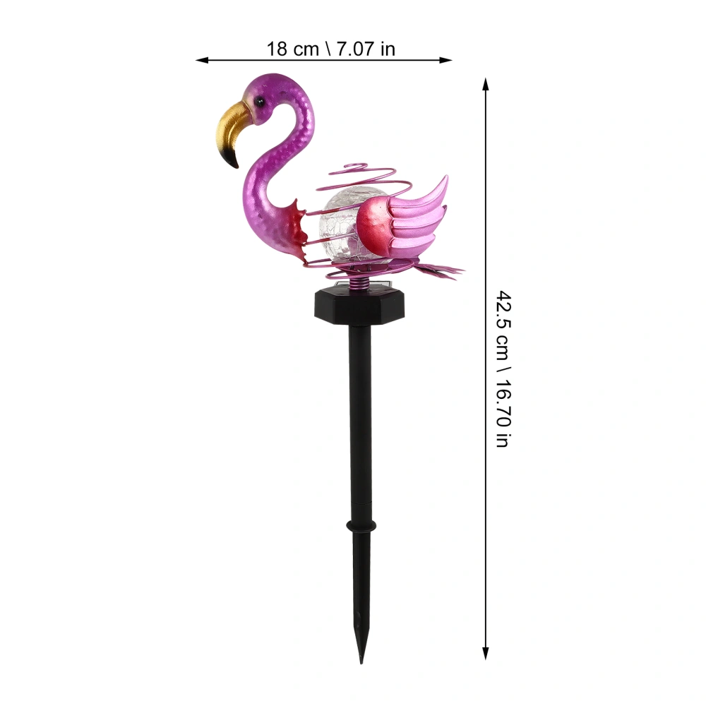 Flamingo Solar Light Decorative Stake Light Garden Landscape Pathway Lighting Decor