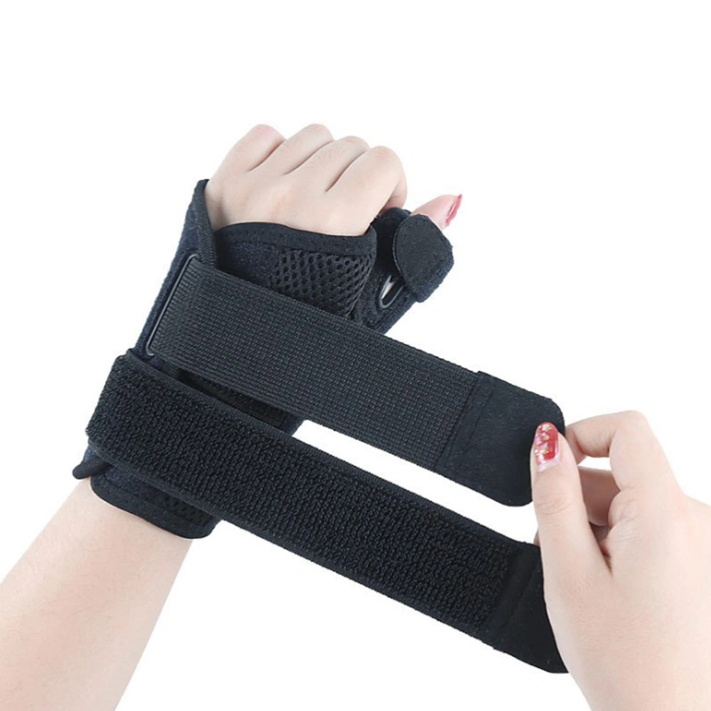 1pc Thumb Wrist Brace Finger Fixing Band Wrist Protector Injury Recovery Gloves Fracture for Men Women